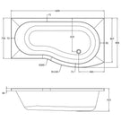 nuie-curved-b-shape-1700mm-shower-bath-rh-fixed-screen--white-panel-