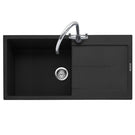 caple-canis-100-10-bowl-anthracite-black-granite-kitchen-sink--waste-