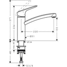 hansgrohe-logis-m31-chrome-single-lever-kitchen-sink-mixer-tap-71832000-