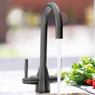 caple-avel-brushed-gunmetal-black-dual-lever-kitchen-sink-mixer-tap-ave2gm-
