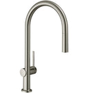 hansgrohe-talis-m54-210-1-jet-brushed-steel-pullout-kitchen-mixer-tap-with-sbox-