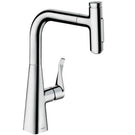 hansgrohe-metris-select-m71-chrome-pullout-spray-kitchen-sink-mixer-tap-73817000-