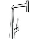 hansgrohe-metris-select-m71-chrome-pullout-spray-kitchen-sink-mixer-tap-73820000-