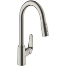 hansgrohe-focus-m42-brushed-steel-pullout-spray-kitchen-sink-mixer-tap-71800800-