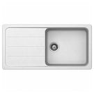Square stainless steel undermount kitchen sink