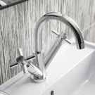 hudson-reed-tec-crosshead-swivel-spout-basin-mixer-tap--waste---tex315-