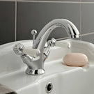 hudson-reed-topaz-white-lever-dome-collar-basin-mixer-tap---bc305dl-