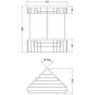 nuie-traditional-chrome-large-2-tier-corner-basket---ll308-