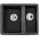 abode-matrix-sq-gr15-15-bowl--black-granite-undermount-kitchen-sink--waste-2