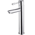 Tall chrome basin mixer tap for bathrooms