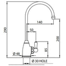 perrin--rowe-traditional-mini-lever-satin-brass-kitchen-sink-filter-tap-1605sb-