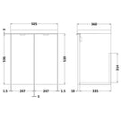 hudson-reed-fusion-gloss-white-500mm-vanity-unit--ceramic-basin-cbi140a-