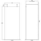 hudson-reed-walk-through-900mm-wetroom-shower-screen-support-arm--feet-gpaf090-