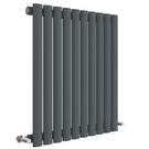 Anthracite horizontal column radiator
