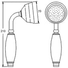 hudson-reed-traditional-chrome--black-large-shower-handset---a4150g-