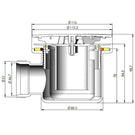 hudson-reed-black-shower-trays-fast-flow-waste---stw002-
