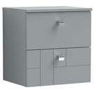 nuie-blocks-satin-grey-500mm-wall-hung-2-drawer-vanity-unit--worktop---blo205w-