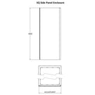 nuie-pacific-matt-black-800mm-shower-enclosure-side-panel-