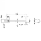 nuie-chrome-wall-mounted-shower-arm---arm03-