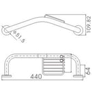 rak-chrome-bath-angled-grab-rail-with-integrated-soap-dish---rakgrb9920-