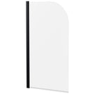 nuie-pacific-matt-black-square-bath-screen---nss7bp-