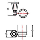rak-washington-chrome-single-tumbler---rakwtn9903-