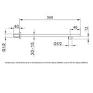 rak-black-wall-mounted-square-shower-arm-300mm---rakshw0001b-