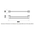 rak-cubis-black-double-towel-rail-600mm---rakcub9912b-