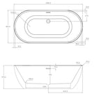 astini-sphera-double-ended-freestanding-1685x805mm-bath-tub--waste-