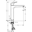 hansgrohe-focus-chrome-single-lever-basin-mixer-tap-230-with-pop-up-waste-