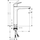 hansgrohe-focus-chrome-single-lever-basin-mixer-tap-230-without-waste-