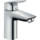 hansgrohe-logis-chrome-single-lever-basin-mixer-tap-100-with-push-open-waste-