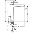 hansgrohe-talis-e-brushed-black-chrome-basin-mixer-tap-240-with-pop-up-waste-
