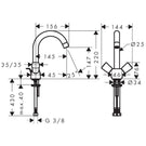 hansgrohe-logis-chrome-2-handle-basin-mixer-tap-150-pop-up-waste-