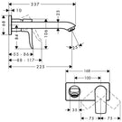hansgrohe-metris-chrome-concealed-single-lever-basin-mixer-tap-with-225mm-spout-