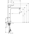 hansgrohe-metris-chrome-single-lever-basin-mixer-tap-260-with-pop-up-waste-