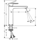 hansgrohe-vernis-blend-matt-black-single-lever-basin-mixer-tap-190-without-waste-
