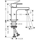 hansgrohe-vernis-shape-matt-black-basin-mixer-tap100-coolstart-with-pop-up-waste-