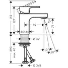 hansgrohe-vernis-shape-matt-black-single-lever-basin-mixer-tap-70-without-waste-