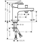 hansgrohe-vernis-shape-chrome-monotrou-bath--shower-mixer-with-2-flow-rates-