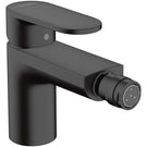Matte black single lever modern basin mixer tap