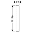 hansgrohe-stainless-steel-optic-170mm-extension-set-