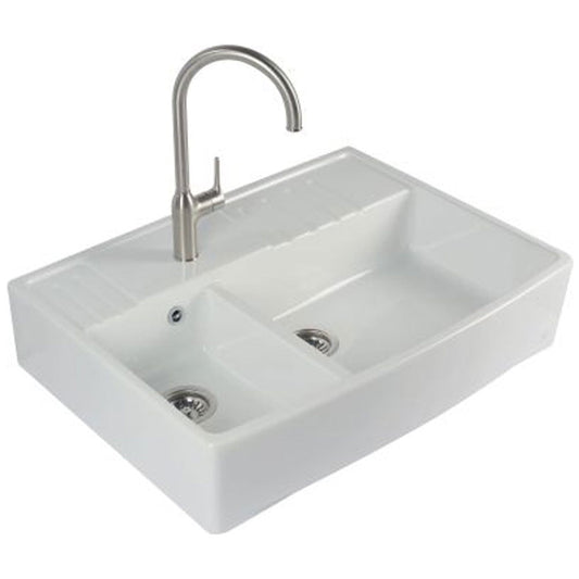 chambord-clotaire-iii-15-bowl-gloss-white-ceramic-kitchen-sink--waste-
