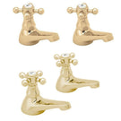 deva-tudor-gold-hot--cold-bath--basin-taps-pack-set-