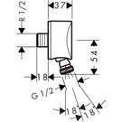 hansgrohe-fixfit-chrome-s-wall-outlet-with-non-return-valve-and-pivot-joint-