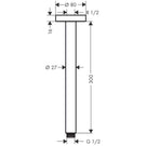hansgrohe-300mm-polished-gold-ceiling-connector-s-for-shower-heads-