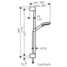 hansgrohe-vernis-blend-chrome-vario-shower-set-ecosmart-with-crometta-bar-65cm-