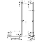 hansgrohe-unica-chrome-shower-rail-comfort-110cm-right-