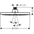 hansgrohe-vernis-blend-chrome-200-1jet-overhead-shower-