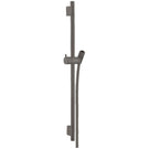 hansgrohe-unica-brushed-black-chrome-shower-rail-s-puro-65cm-with-shower-hose-